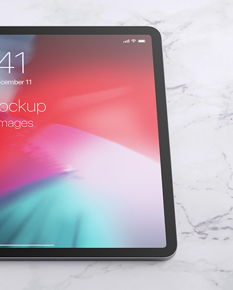 Apple iPad Pro 2018 12.9 Mockup