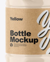 Glossy Plastic Bottle Mockup