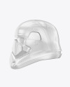 Glossy Stormtrooper Helmet Mockup