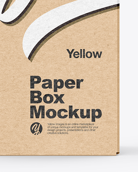 Kraft Paper Box Mockup