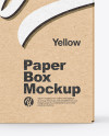 Kraft Paper Box Mockup