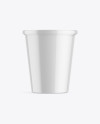 Glossy Plastic Cup Mockup