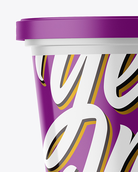 Matte Plastic Cup Mockup