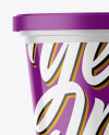 Matte Plastic Cup Mockup