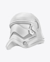 Matte Stormtrooper Helmet Mockup