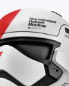 Matte Stormtrooper Helmet Mockup