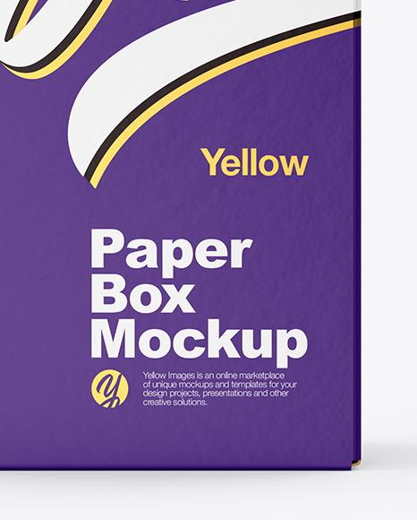 Paper Box Mockup