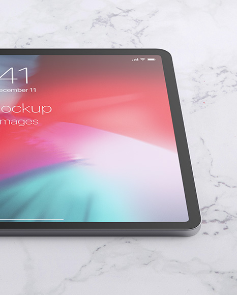 Apple iPad Pro 2018 12.9 Mockup