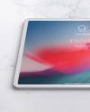 Clay Apple iPad Pro 2018 12.9 Mockup