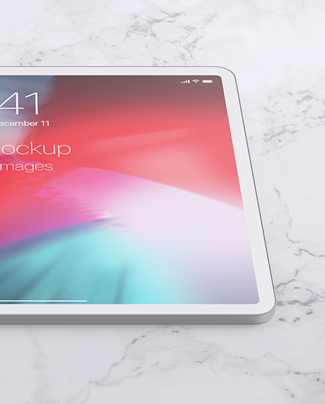 Clay Apple iPad Pro 2018 12.9 Mockup