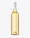 Clear Glass White Wine Bottle Mockup