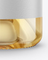 Clear Glass White Wine Bottle Mockup