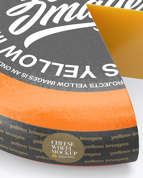 Cheese Wheel Mockup