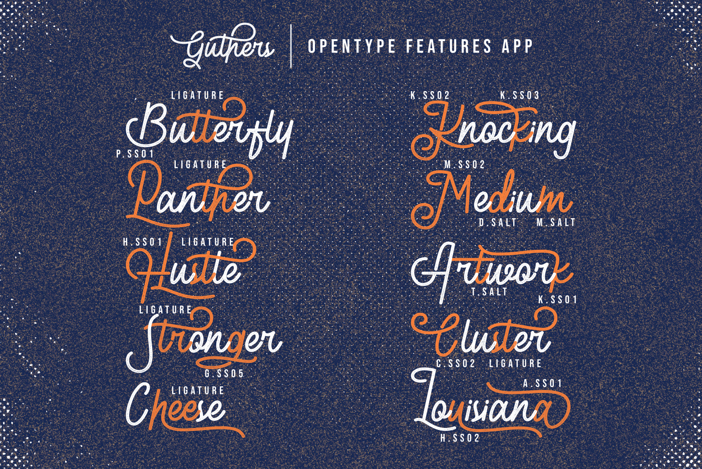 Guthers - Monoline Script Font