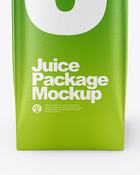 Matte Juice Carton Package Mockup