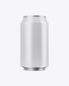 Matte Aluminium Can Mockup