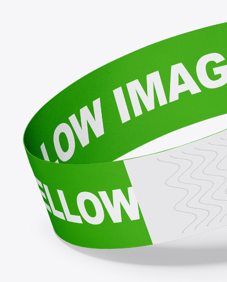 Event Wristbands Mockup