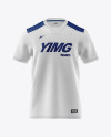 Men’s Soccer Y-Neck Jersey Mockup