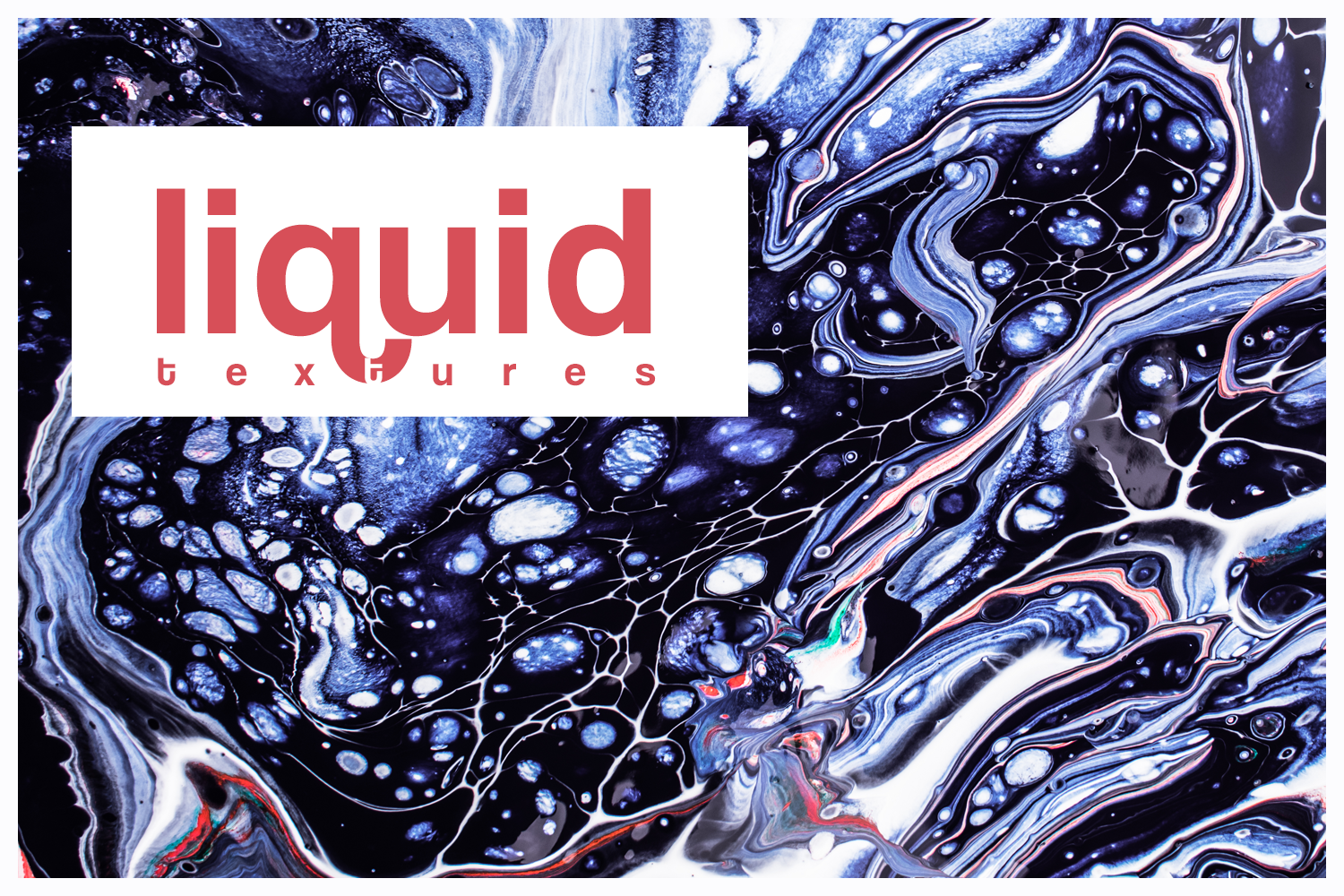 Liquid marble backgrounds vol1