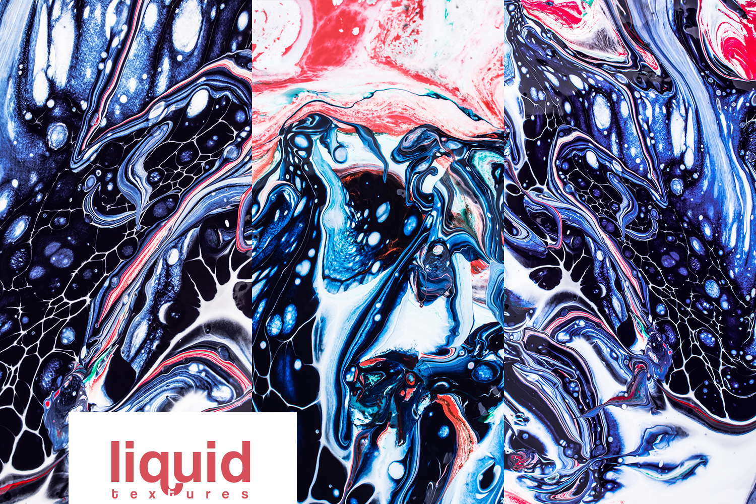 Liquid marble backgrounds vol1