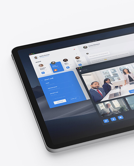 Apple iPad Pro 2018 12.9 Mockup