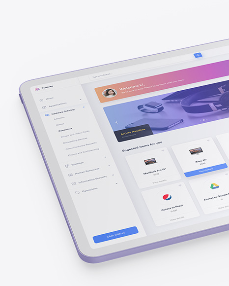 Clay Apple iPad Pro 2018 12.9 Mockup