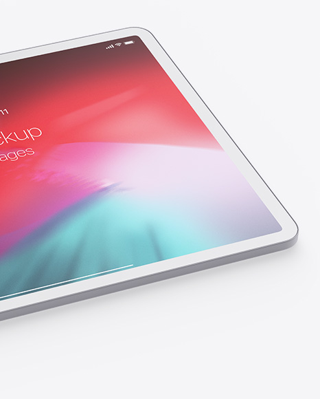 Clay Apple iPad Pro 2018 12.9 Mockup