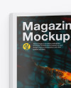 Glossy A4 Magazine Mockup