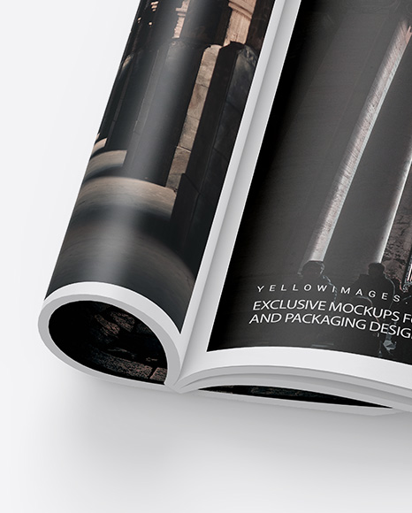 Matte A4 Magazine Mockup