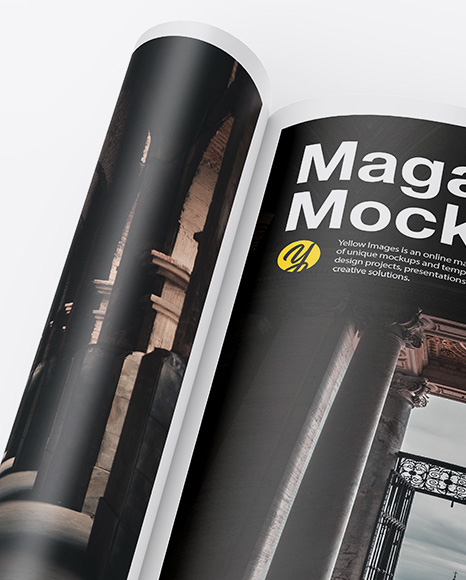 Matte A4 Magazine Mockup