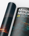 Glossy A4 Magazine Mockup