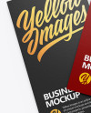 Paper Business Cards Mockup