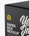 Paper Box Mockup