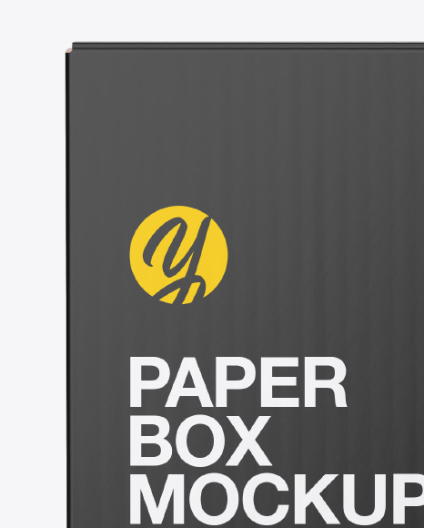 Paper Box Mockup