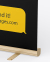 Matte Roll-up Banner Mockup