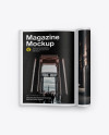 Matte A4 Magazine Mockup