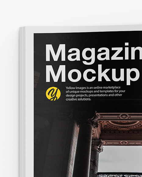 Matte A4 Magazine Mockup