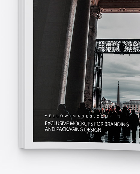 Matte A4 Magazine Mockup