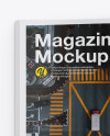 Textured A4 Magazine Mockup