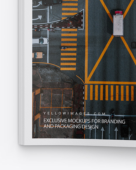 Textured A4 Magazine Mockup