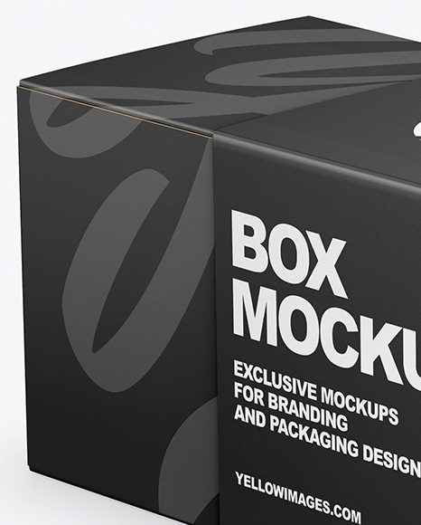 Paper Box Mockup