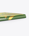 Glossy Chocolate Bar Mockup - Halfside View