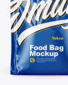 Glossy Food Bag Mockup