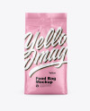 Matte Food Bag Mockup