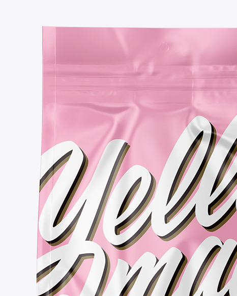 Matte Food Bag Mockup