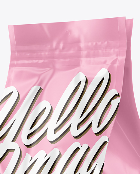 Matte Food Bag Mockup