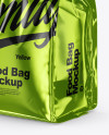 Metallic Food Bag Mockup