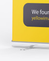 Glossy Roll-up Banner Mockup