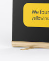 Matte Roll-up Banner Mockup