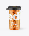 Orange Pills Bottle Mockup
